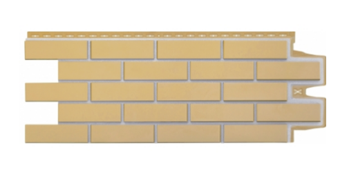 Фасадная панель клинкерный кирпич Премиум Grand Line Горчичный